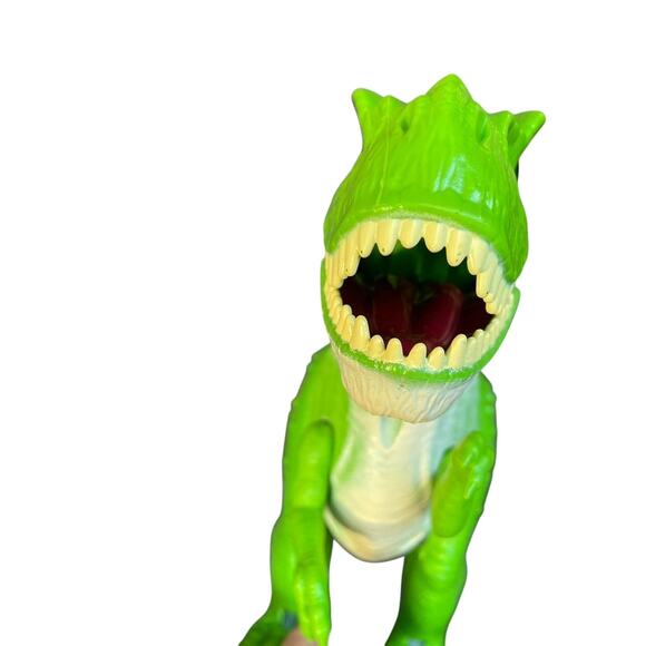 Robo Alive T-Rex Dinosaur Robotic Toy Green Walking Growling Tyrannosaurus Zuru - Picture 11 of 13